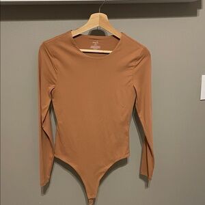 Nuuds Warm Brown Long Sleeve Top